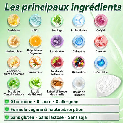 【𝐁𝐨𝐮𝐭𝐢𝐪𝐮𝐞 𝐎𝐟𝐟𝐢𝐜𝐢𝐞𝐥𝐥𝐞】🧑‍⚕️🩺 𝐂𝐥𝐞𝐚𝐫𝐞𝐧𝐚® Moringa · Berbérine + NAD+ – Patch Microneedle Nano Avancé 10-en-1 (1×/jour, résultats visibles en 7 jours) | Obésité, relâchement cutané, apnée du sommeil, articulations, etc.