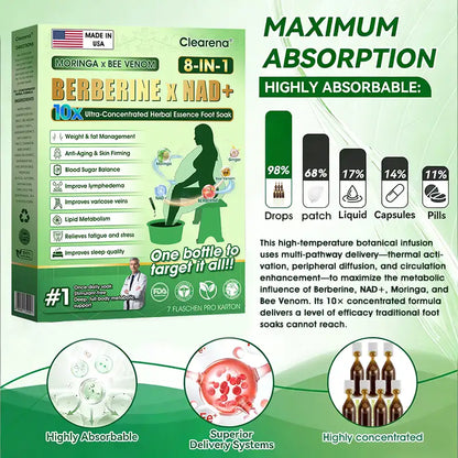 𝐁𝐨𝐮𝐭𝐢𝐪𝐮𝐞 𝐎𝐟𝐟𝐢𝐜𝐢𝐞𝐥𝐥𝐞 FR | 𝐂𝐥𝐞𝐚𝐫𝐞𝐧𝐚® 𝐌𝐨𝐫𝐢𝐧𝐠𝐚 · 𝐁𝐢𝐞𝐧𝐞𝐧𝐠𝐢𝐟𝐭 · 𝐁𝐞𝐫𝐛𝐞́𝐫𝐢𝐧𝐞 × 𝐍𝐀𝐃⁺ 𝟖-𝐞𝐧-𝟏 𝐁𝐚𝐢𝐧 𝐝𝐞 𝐏𝐢𝐞𝐝𝐬 𝐚𝐮𝐱 𝐇𝐞𝐫𝐛𝐞𝐬 𝐇𝐚𝐮𝐭𝐞𝐦𝐞𝐧𝐭 𝐂𝐨𝐧𝐜𝐞𝐧𝐭𝐫𝐞́ — 𝐔𝐧𝐞 𝐟𝐨𝐢𝐬 𝐩𝐚𝐫 𝐣𝐨𝐮𝐫 · 𝐑𝐞𝐬𝐮𝐥𝐭𝐚𝐭𝐬 𝐕𝐢𝐬𝐢𝐛𝐥𝐞𝐬 𝐞𝐧 𝟕 𝐣𝐨𝐮𝐫𝐬